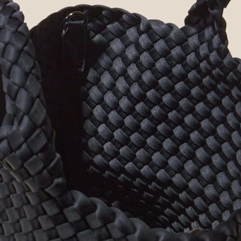NWOT Naghedi St. Barths Small Tote in Black (Onyx) - Picture 2 of 6